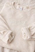Dog Embroidered Crewneck