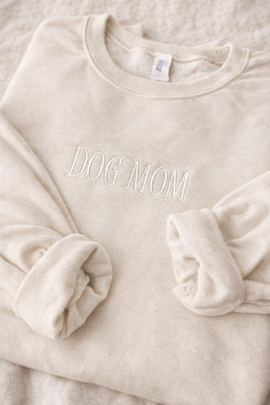 Dog Embroidered Crewneck