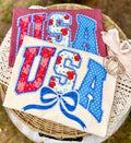 USA With Bow tee