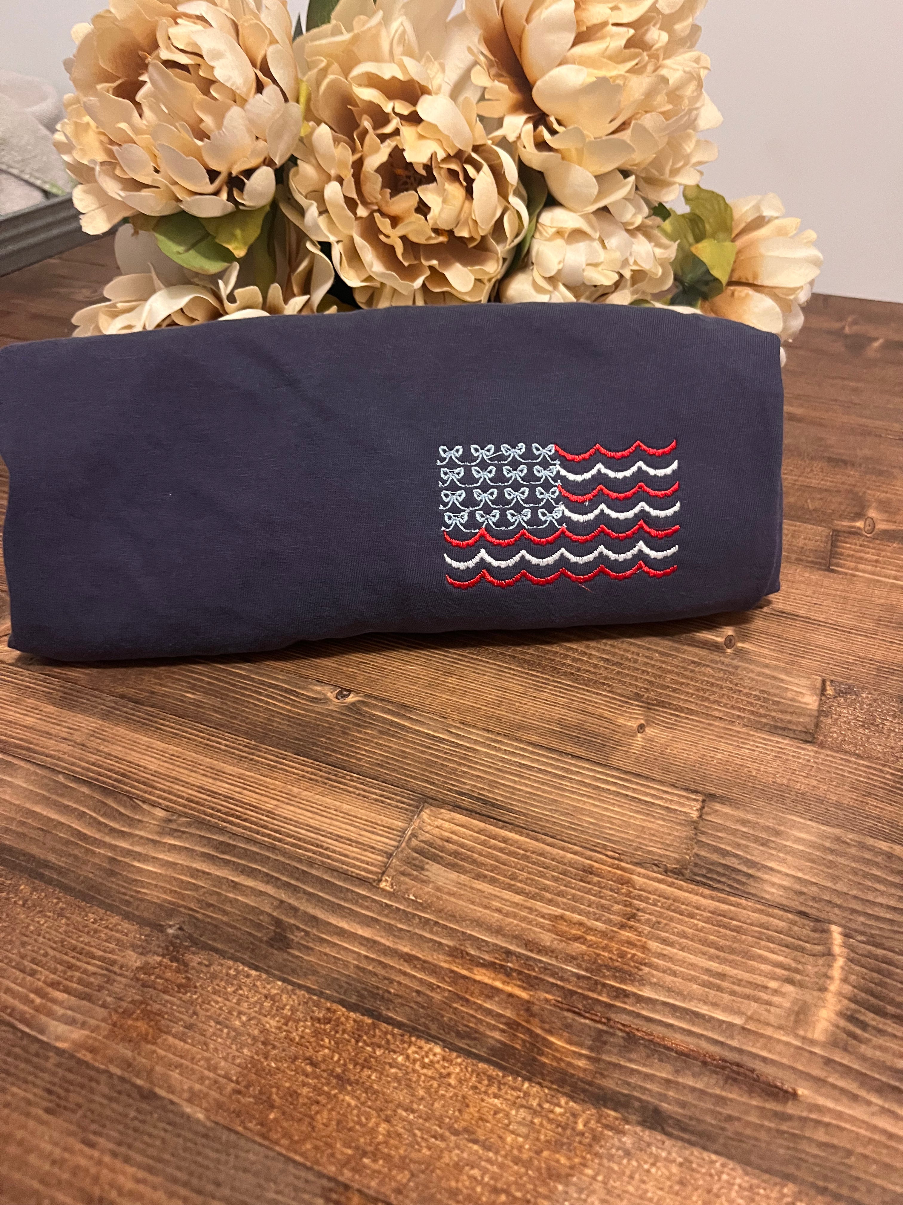 PREORDER Scallop flag tee or crewneck